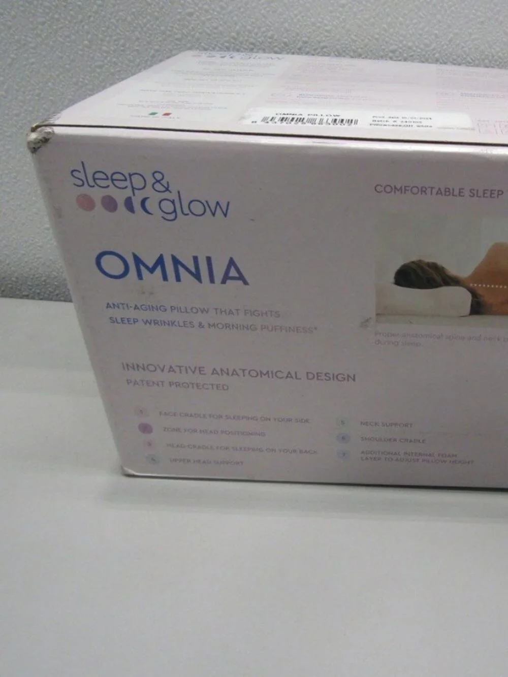 Omnia Sleep & Glow Anti-Aging Beauty Pillow